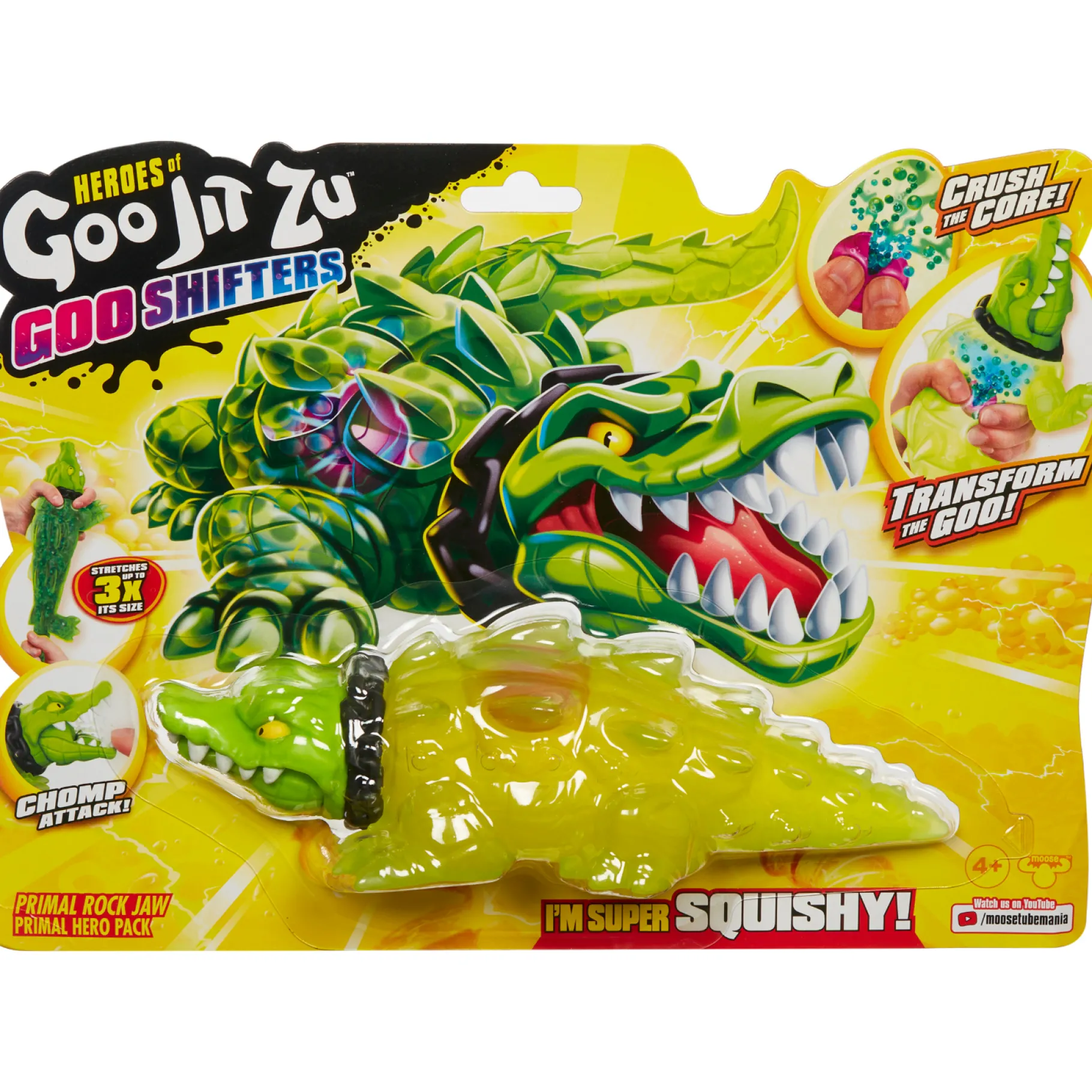 Actiefiguren|Jongens> Goo Jit Zu Primal Pack Rock Jaw