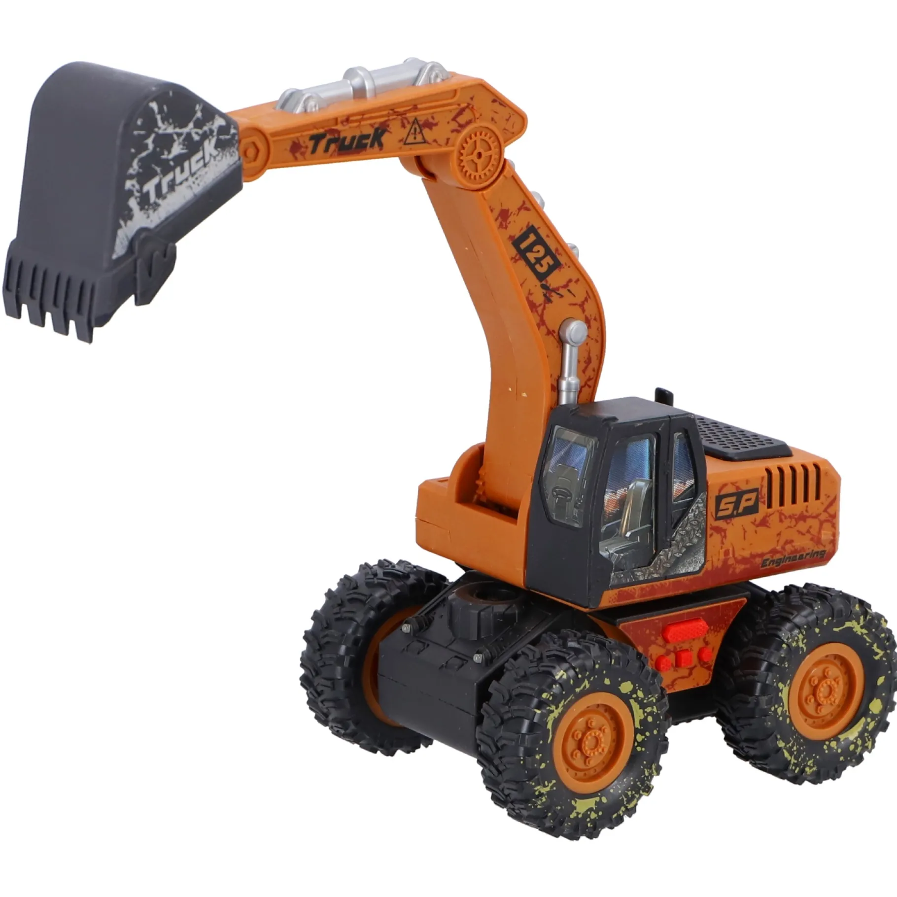 Voertuigen|Jongens> Graafmachine Constructie Met Licht En Geluid