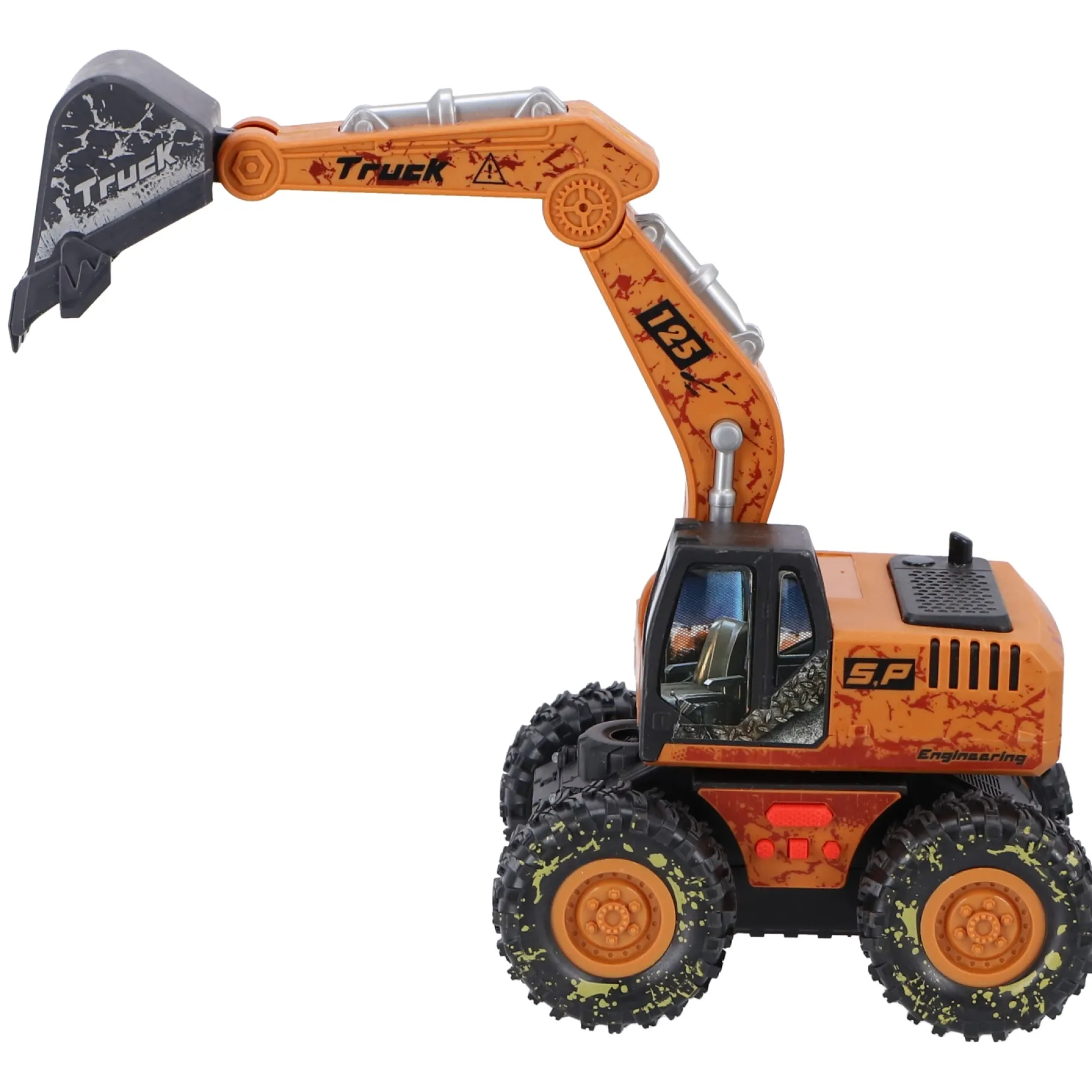 Voertuigen|Jongens> Graafmachine Constructie Met Licht En Geluid