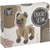 Knutselsets> Haakset Bulldog 9,5x15,5x16 cm
