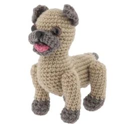 Knutselsets> Haakset Bulldog 9,5x15,5x16 cm