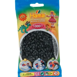 Strijkkralen>Hama Strijkkralen 1000 Stuks Donkergrijs