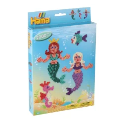 Strijkkralen|Plucheknuffels> Hama strijkkralen 2000 stuks zeemeerminnen