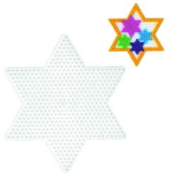 Strijkkralen>Hama Strijkkralen Grondplaat Ster Groot