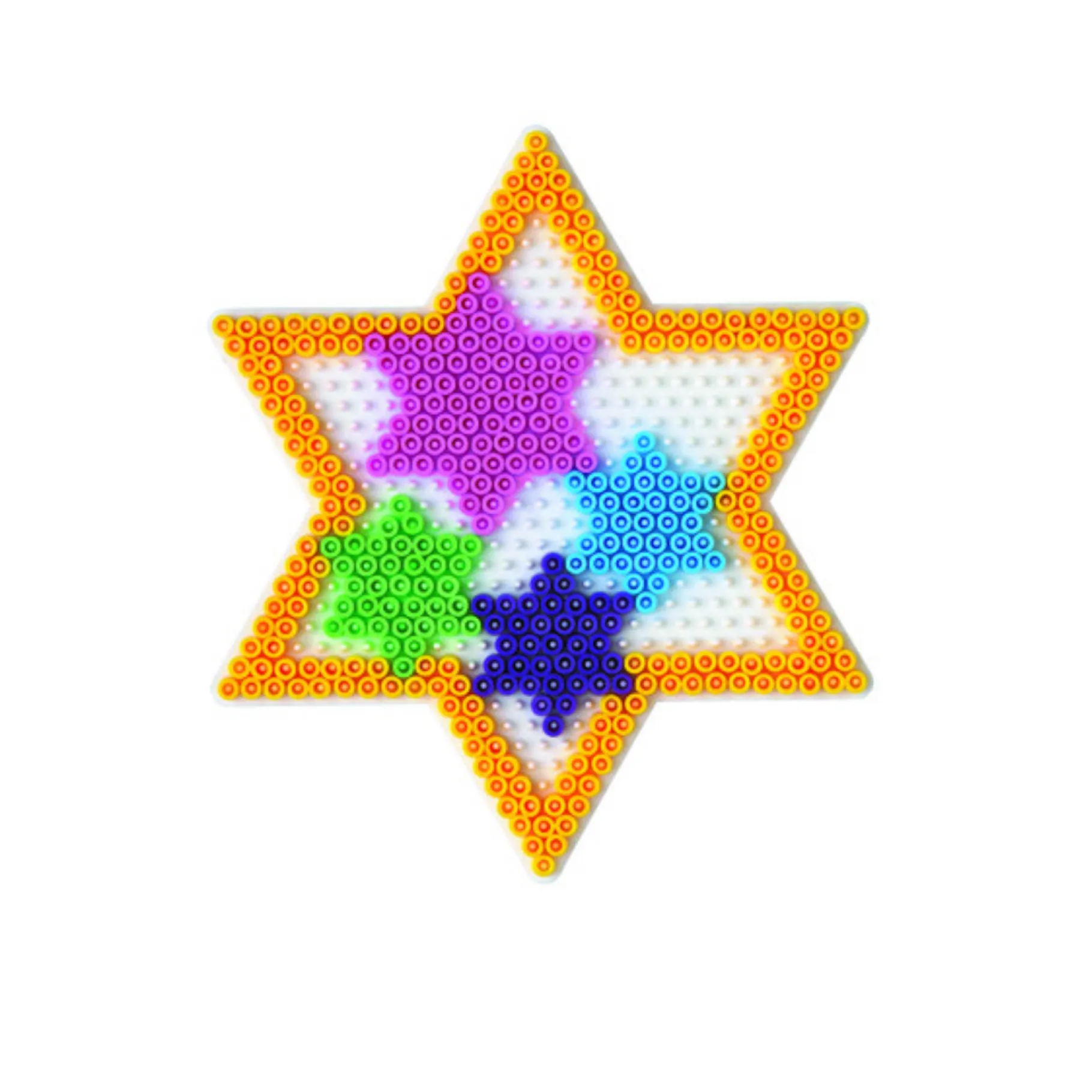 Strijkkralen>Hama Strijkkralen Grondplaat Ster Groot
