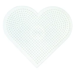 Strijkkralen>Hama Strijkkralen Grondplaat Hart Groot