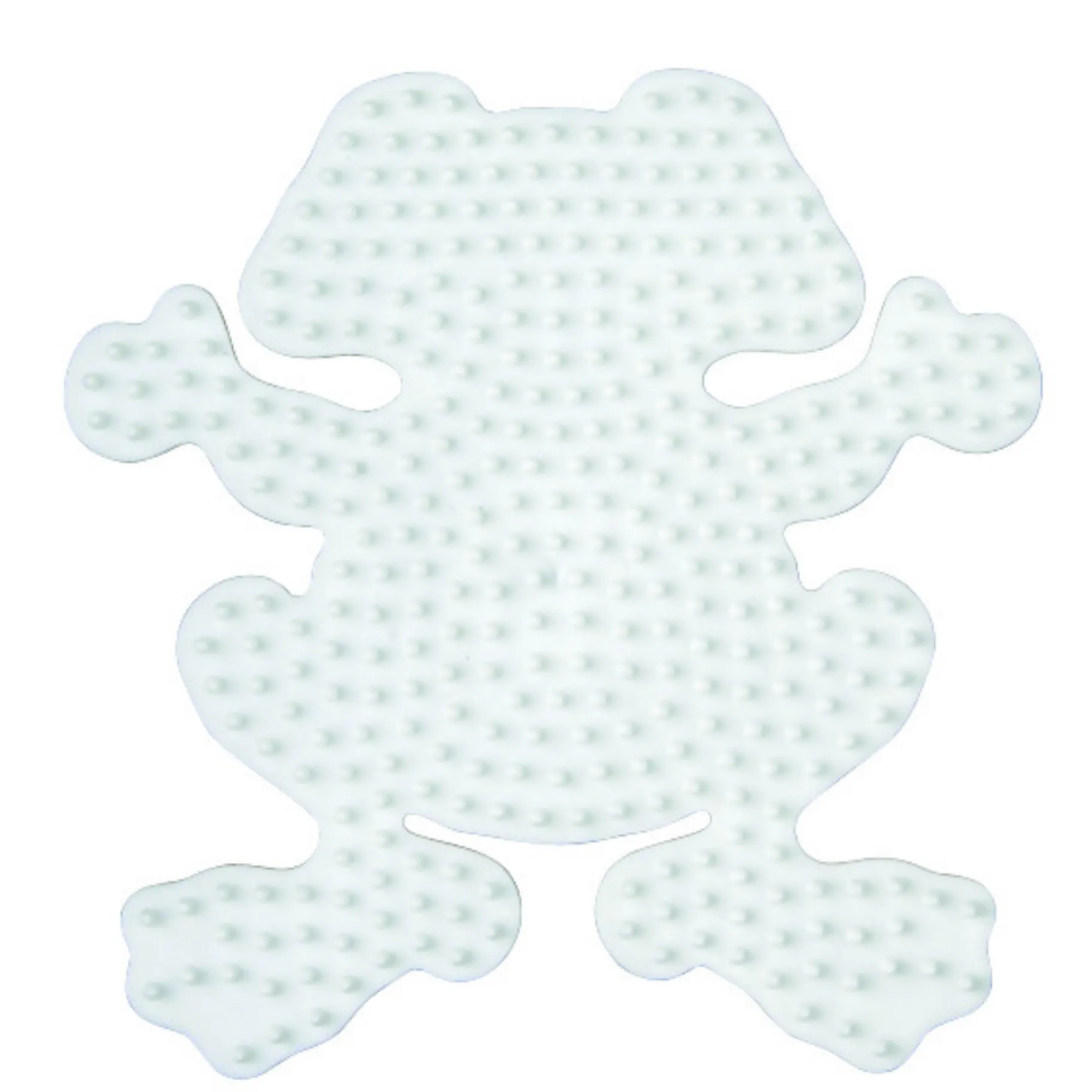 Strijkkralen>Hama Strijkkralen Grondplaat Kikker Wit