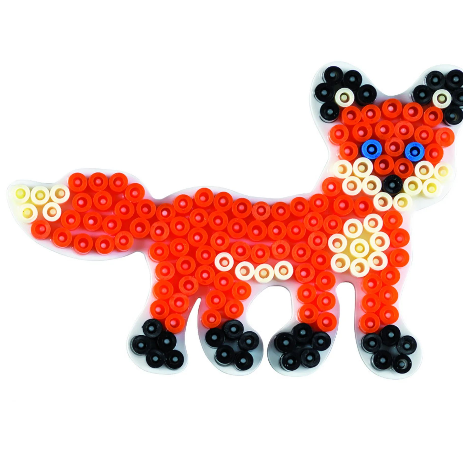 Strijkkralen>Hama Strijkkralen Grondplaat Vos Wit