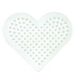 Strijkkralen>Hama Strijkkralen Grondplaat Hart Klein