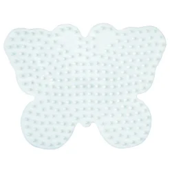 Strijkkralen>Hama Strijkkralen Grondplaat Vlinder Wit