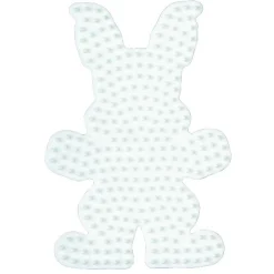 Strijkkralen>Hama Strijkkralen Grondplaat Konijn Wit