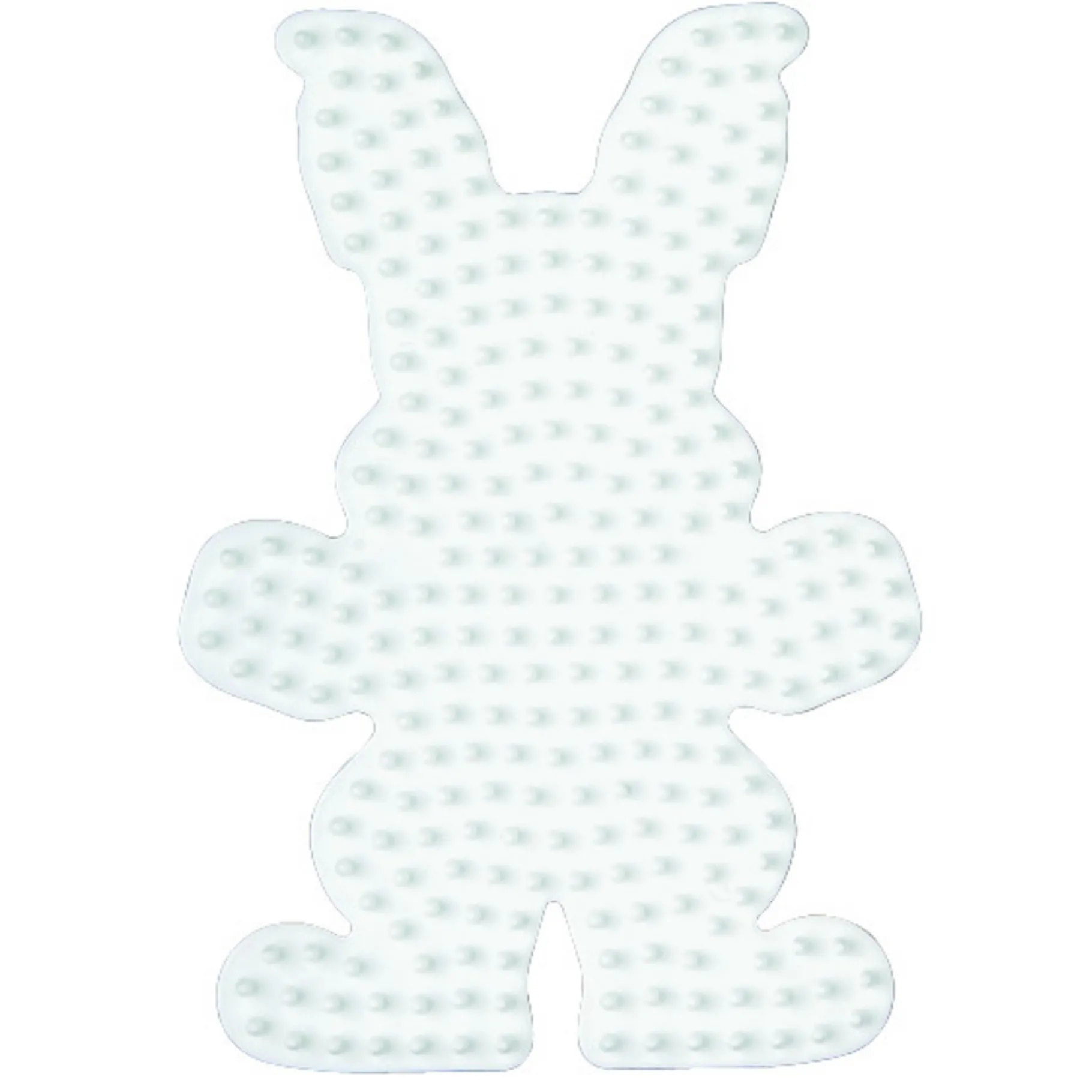 Strijkkralen>Hama Strijkkralen Grondplaat Konijn Wit