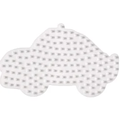 Strijkkralen>Hama Strijkkralen Grondplaat Auto Wit