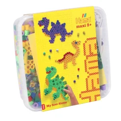 Strijkkralen> Hama strijkkralen maxi 600 stuks dino's in box