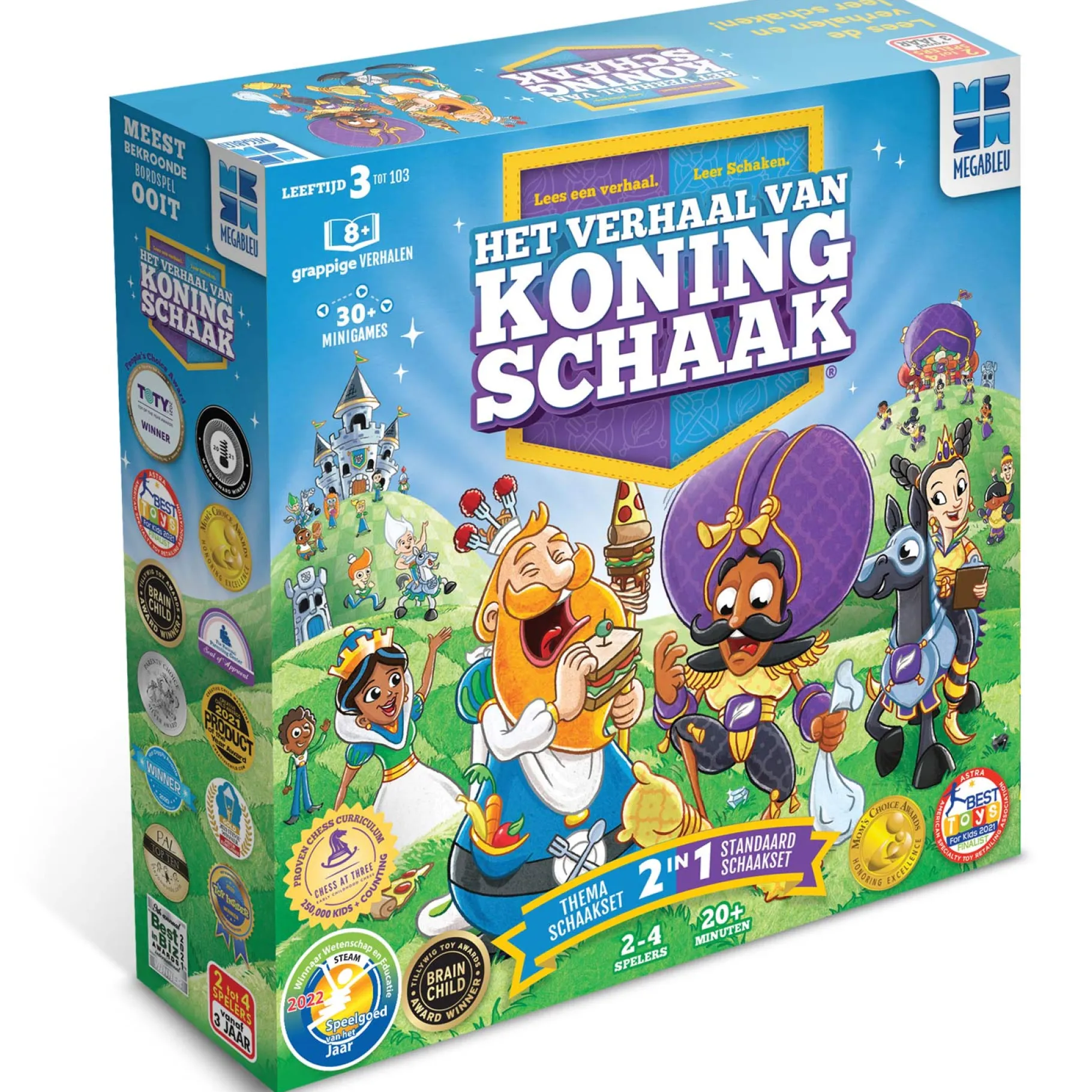 Kinderspellen>Megableu Het Verhaal Van Koning Schaak - Kinderspel