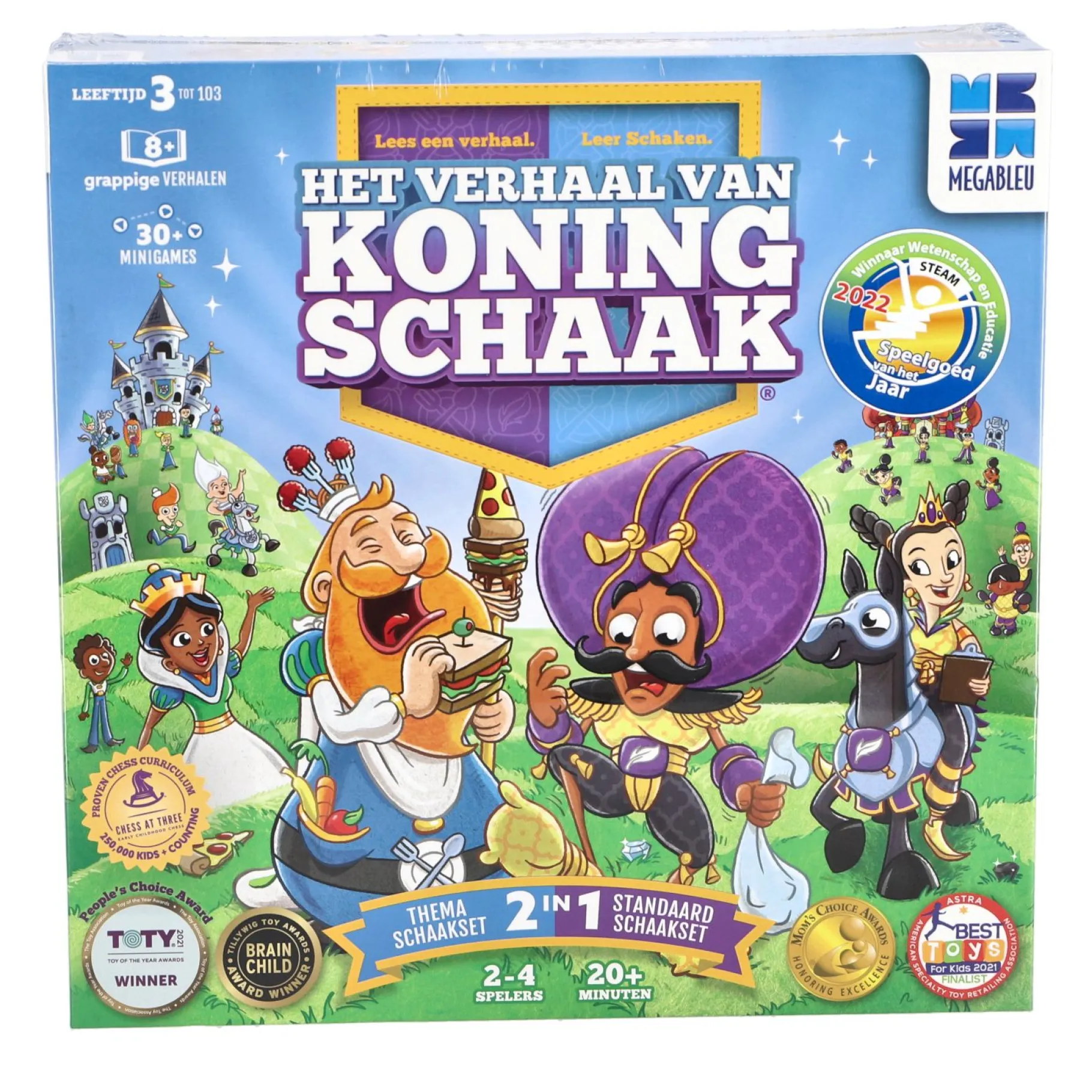 Kinderspellen>Megableu Het Verhaal Van Koning Schaak - Kinderspel