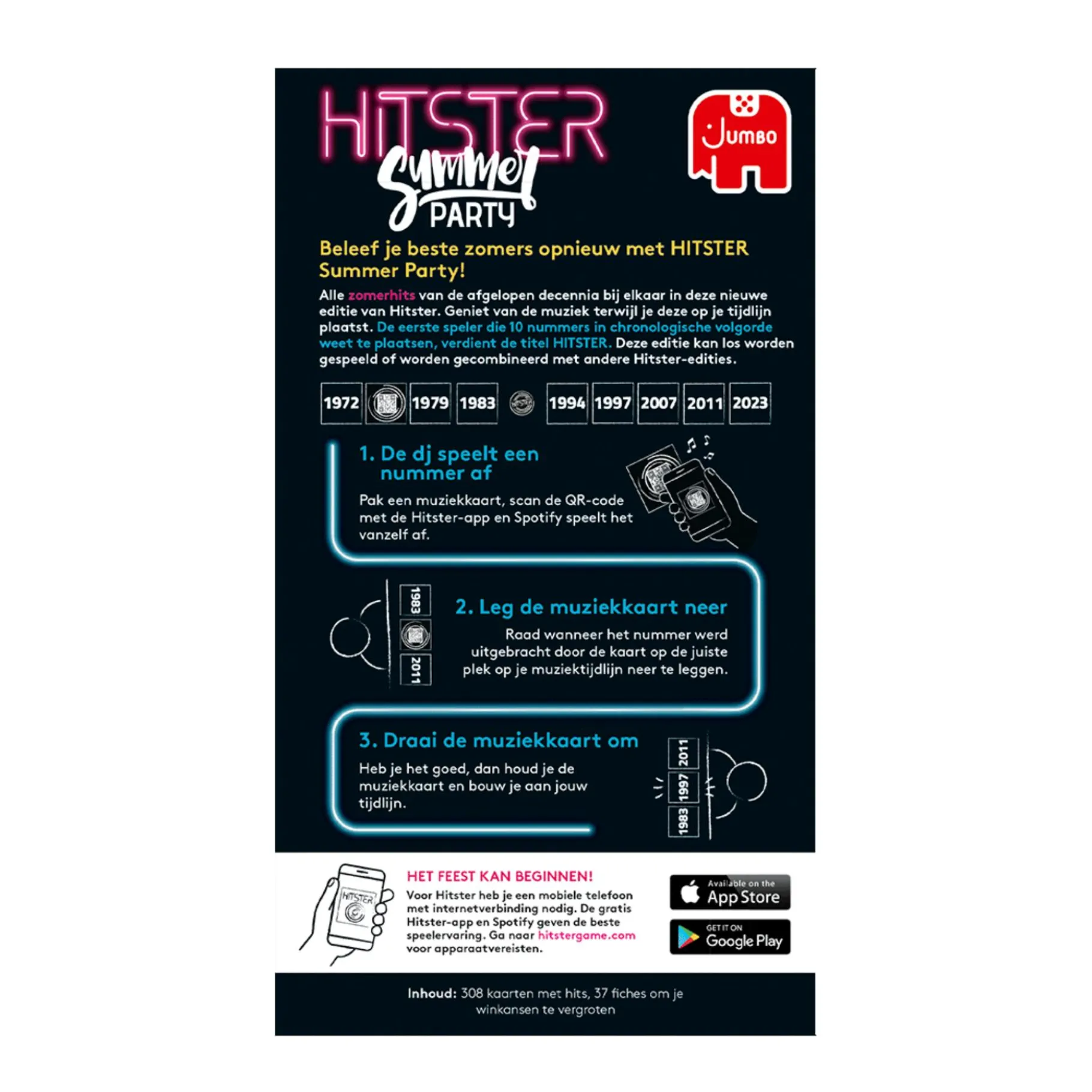 Familiespellen>Jumbo Hitster Summer Party - Partygame