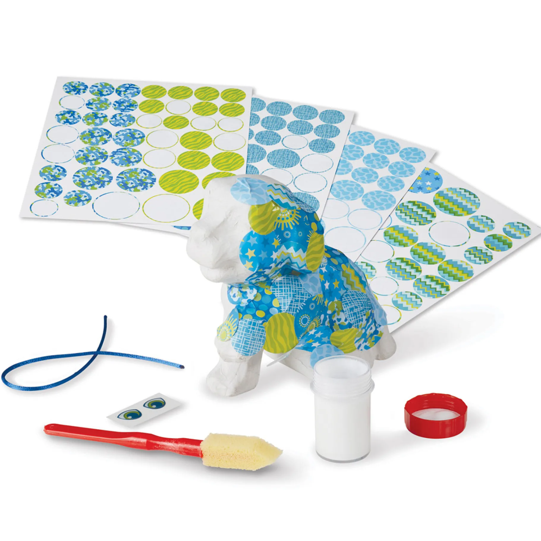 Knutselen>Melissa & Doug Hobbydoos Hond Patchwork