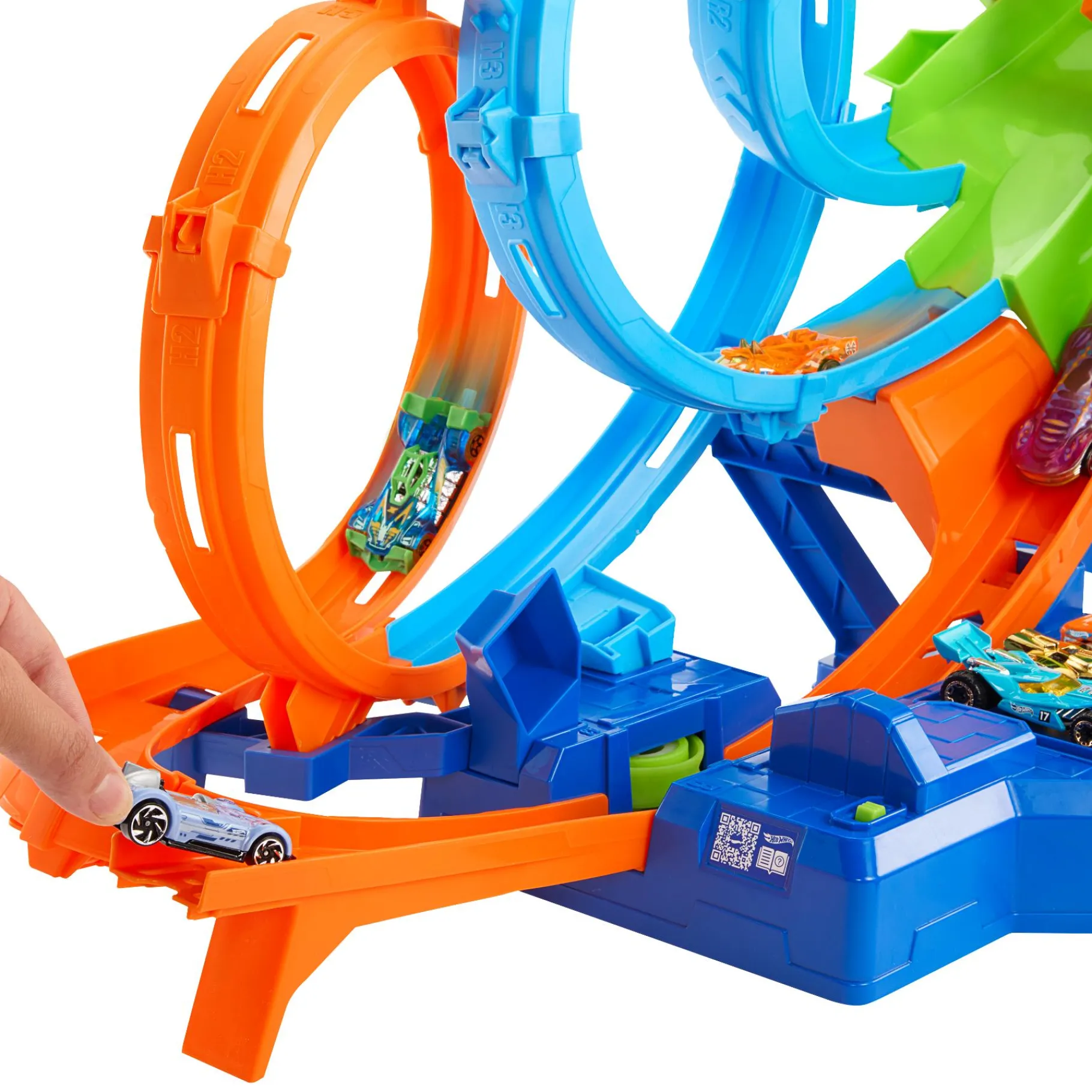 Racebanen|Jongens> Hot Wheels Action Endless Loop Boosted Set