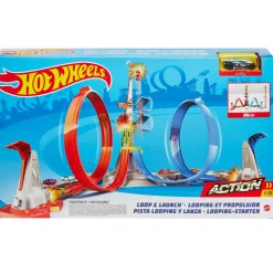 Racebanen|Jongens>Mattel Hot Wheels Action Loop En Lanceer