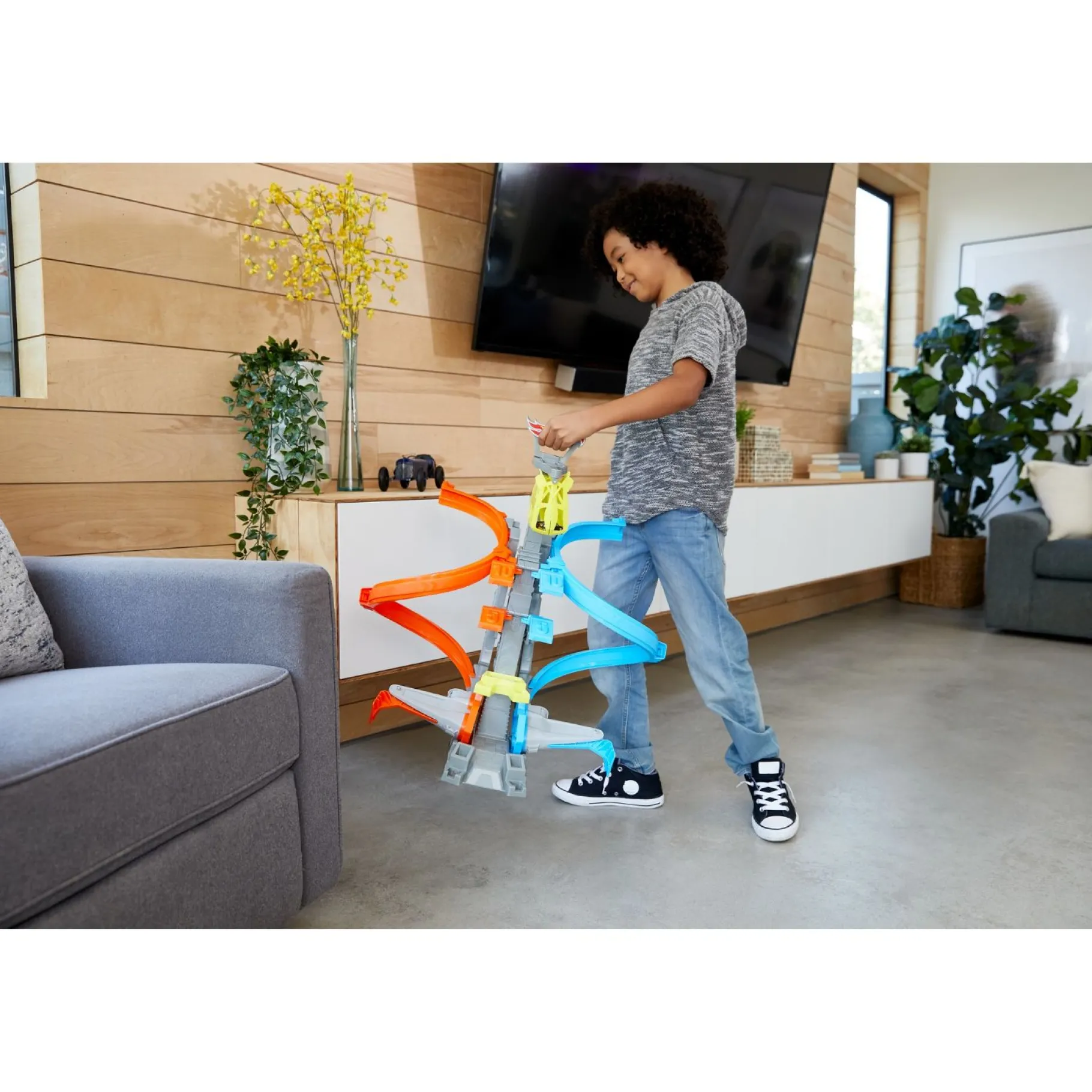 Racebanen|Jongens>Mattel Hot Wheels Action Loop En Lanceer