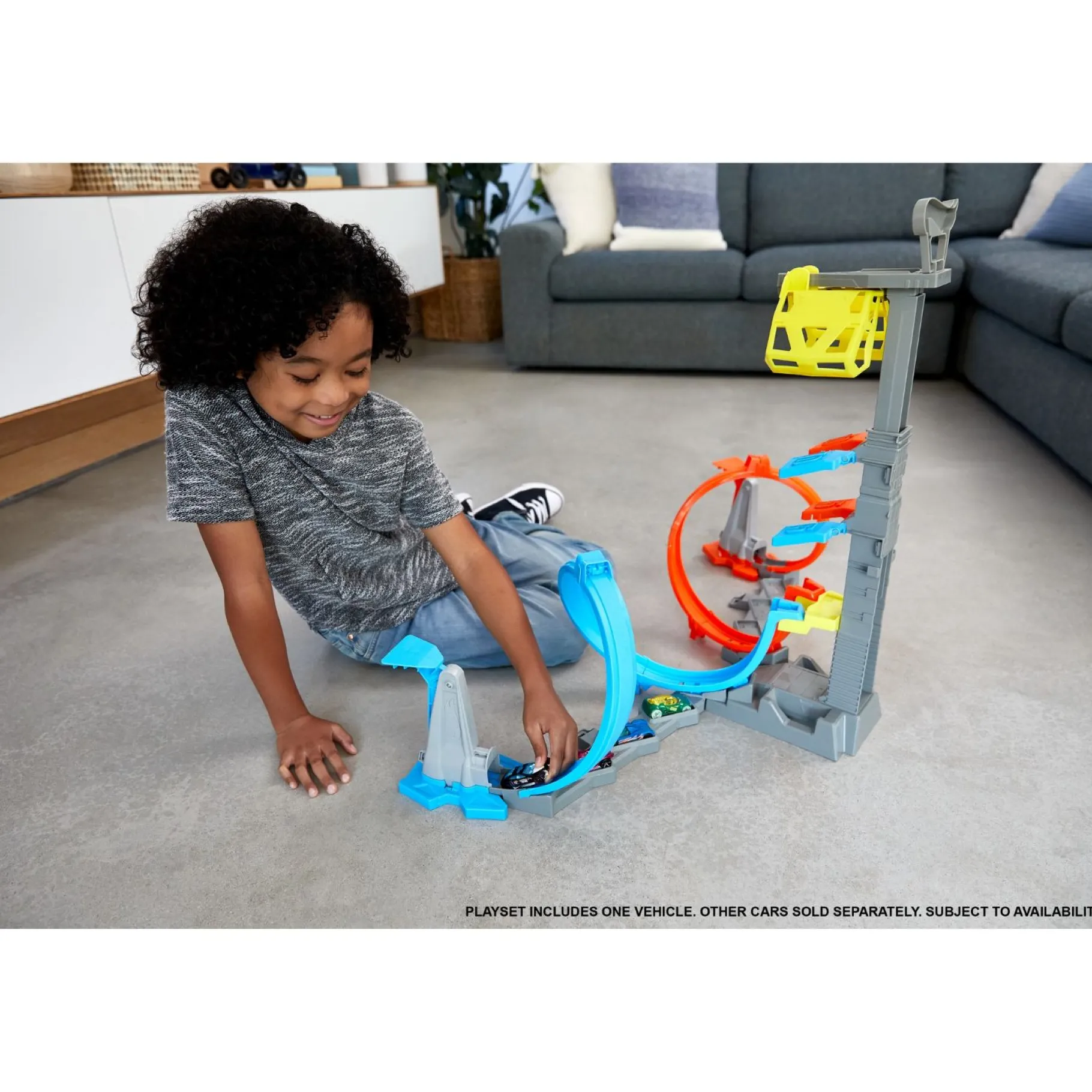 Racebanen|Jongens>Mattel Hot Wheels Action Loop En Lanceer