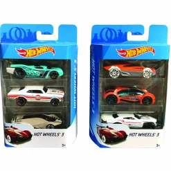 Auto's|Jongens>Mattel Hot Wheels Auto Diecast 3-Pack Assorti