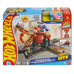 Auto's|Jongens> Hot Wheels city downtown candy shop