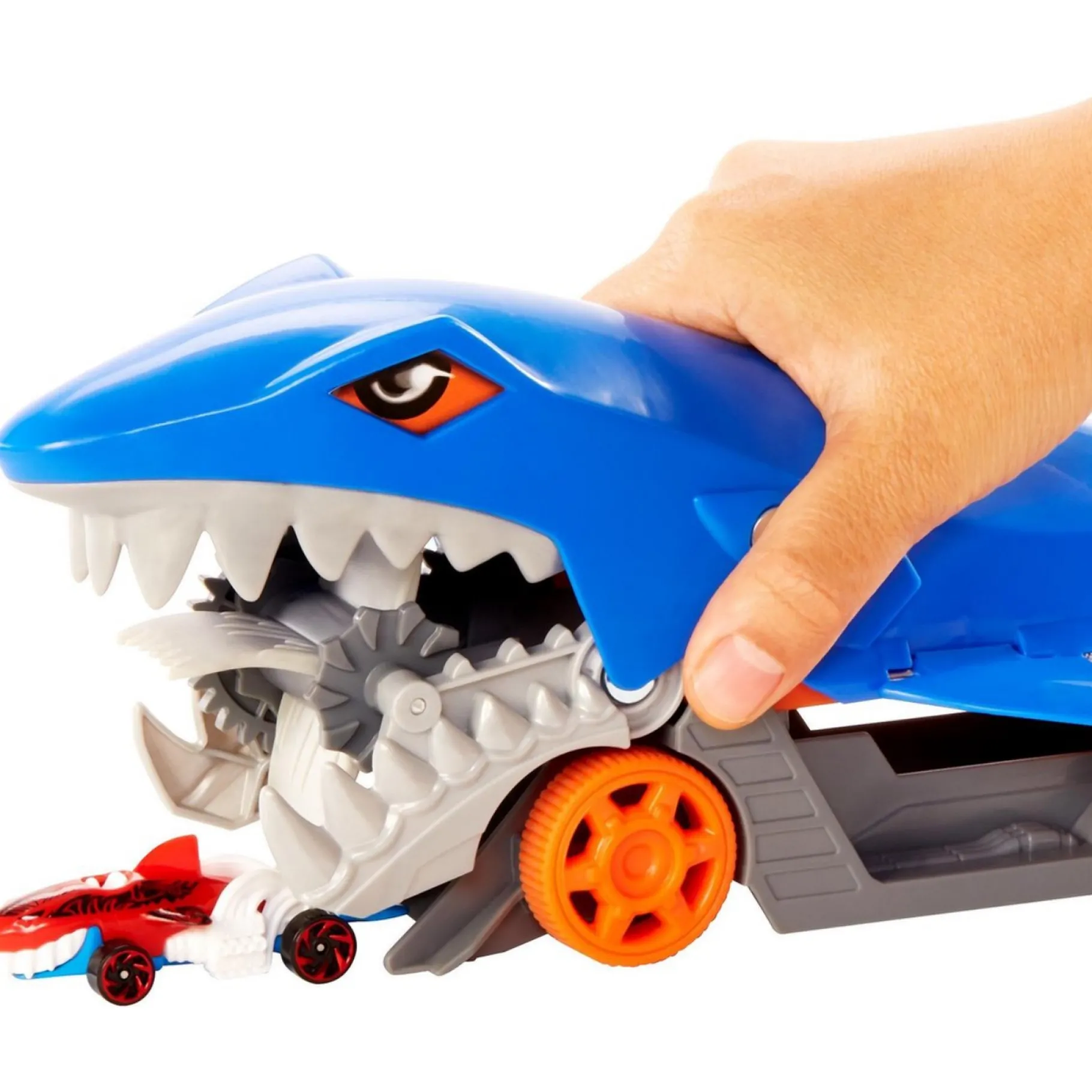 Voertuigen> Hot Wheels City Haaien Transportwagen