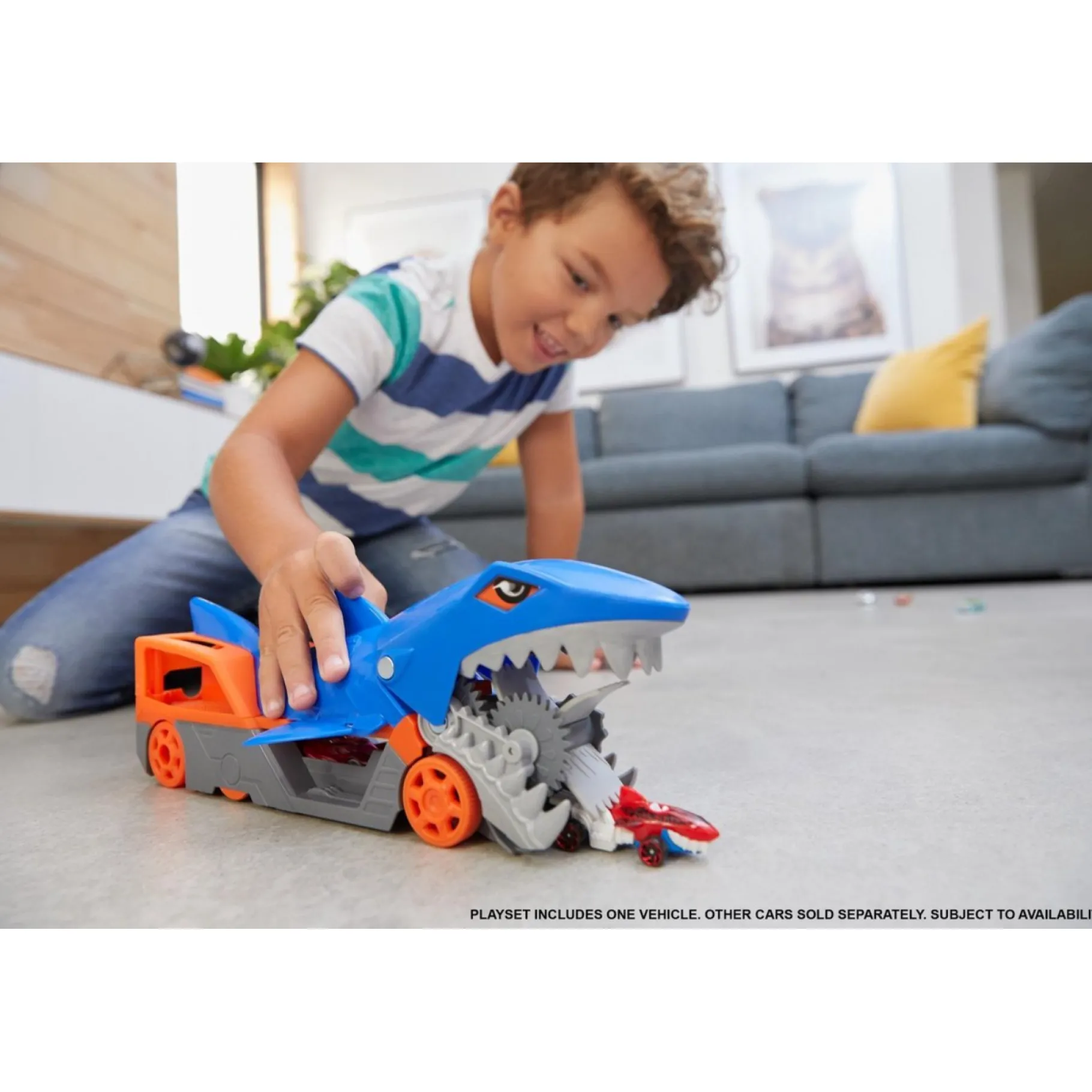 Voertuigen> Hot Wheels City Haaien Transportwagen