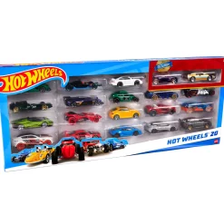 Auto's|Jongens>Mattel Hot Wheels Diecast 20 Autos Assorti