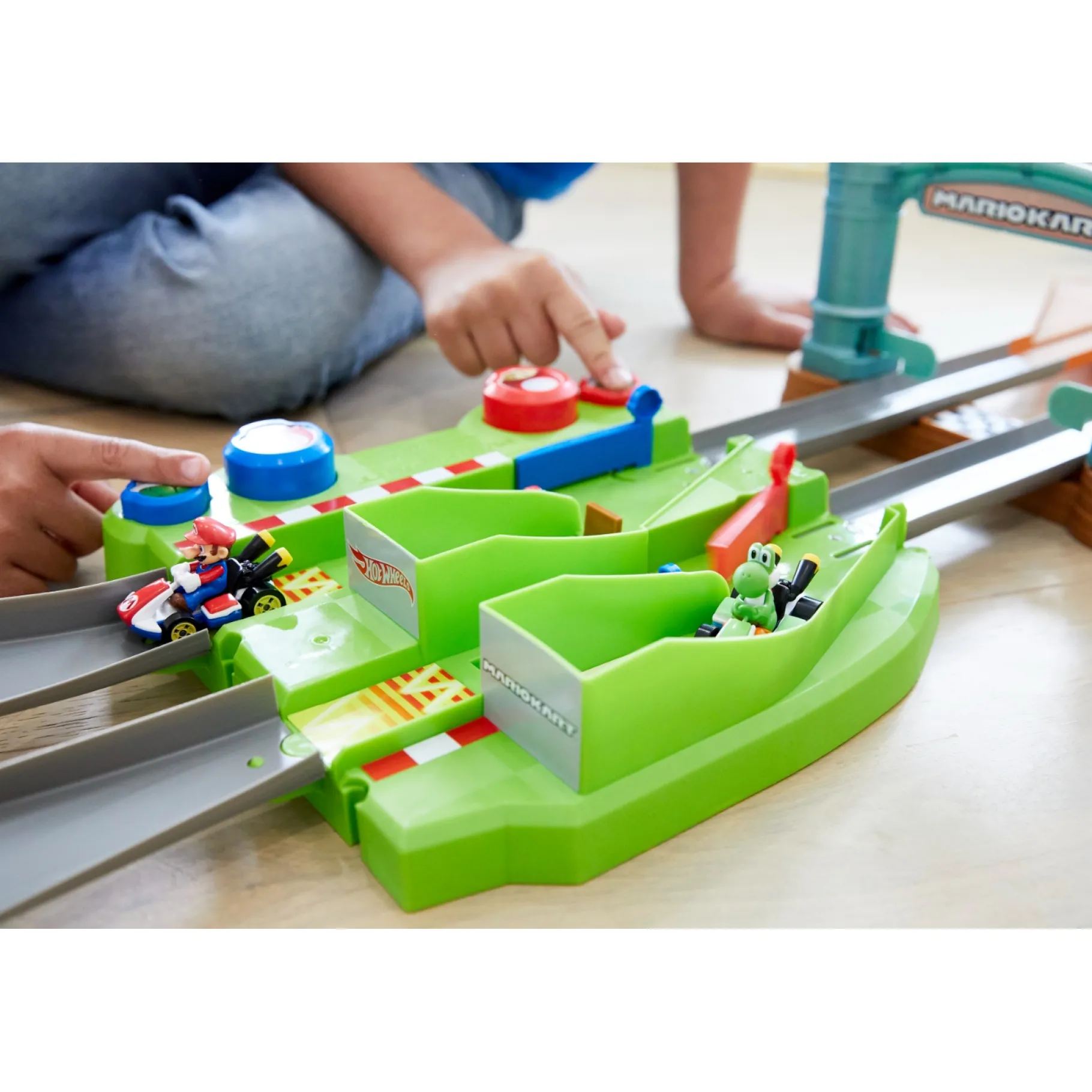 Racebanen|Jongens> Hot Wheels Mario Kart Circuit Trackset