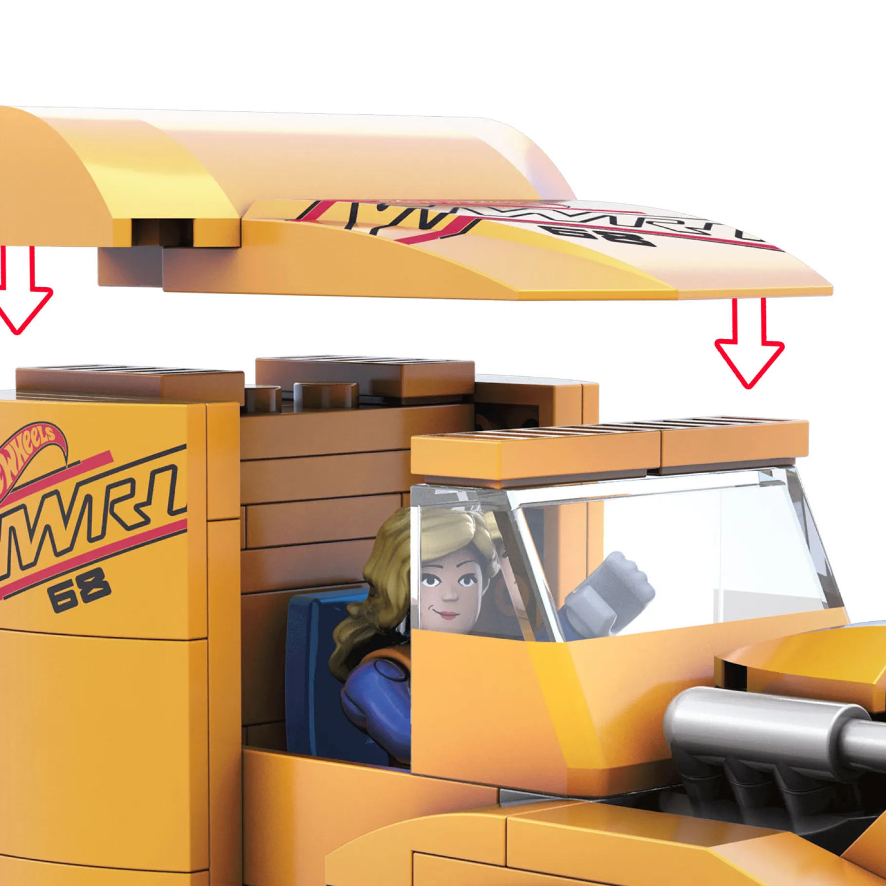 Auto's|Jongens>Mattel Hot Wheels Mega Bloks Autotransporter