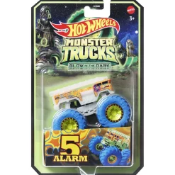Auto's|Jongens> Hot Wheels monster truck glow in the dark assorti