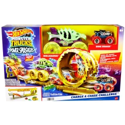 Auto's|Jongens> Hot Wheels Monster Truck Arena Smashers: Rhinomite's Chargin' Challenge