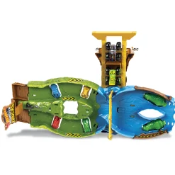 Stuntsets|Jongens>Mattel Hot Wheels Monster Trucks Wreckin Raceway Racebaan
