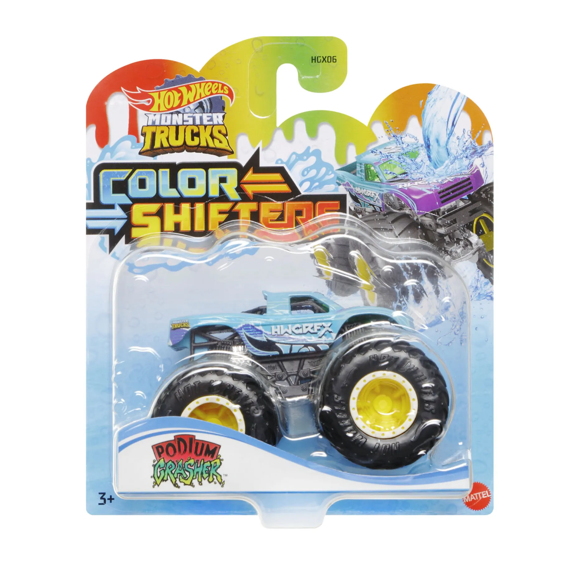 Auto's|Jongens>Mattel Hot Wheels Monster Trucks Color Shifters Assorti