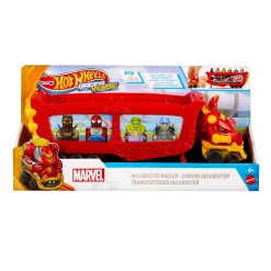Auto's|Jongens> Hot Wheels racer verse Hulkbuster Hauler