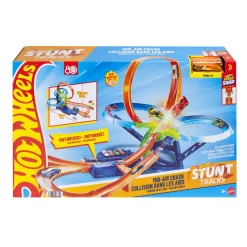 Racebanen|Jongens> Hot Wheels trackset mid-air-multi crash