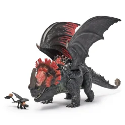 Meisjes|Speelfiguren> How To Train Your Dragon Red Death Chomping  Rampage Playset