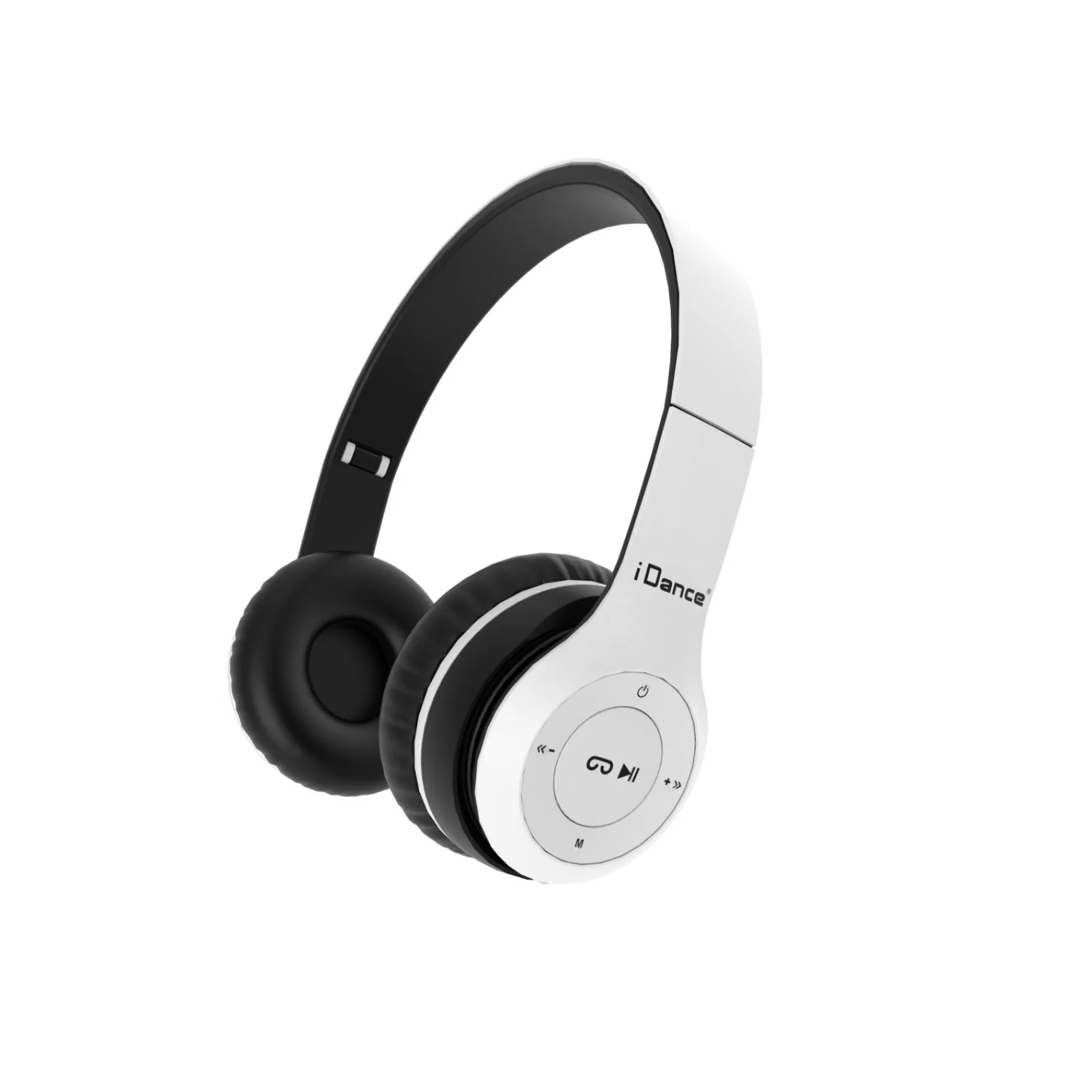 Koptelefoon> Idance hoofdtelefoon draadloos wit metal