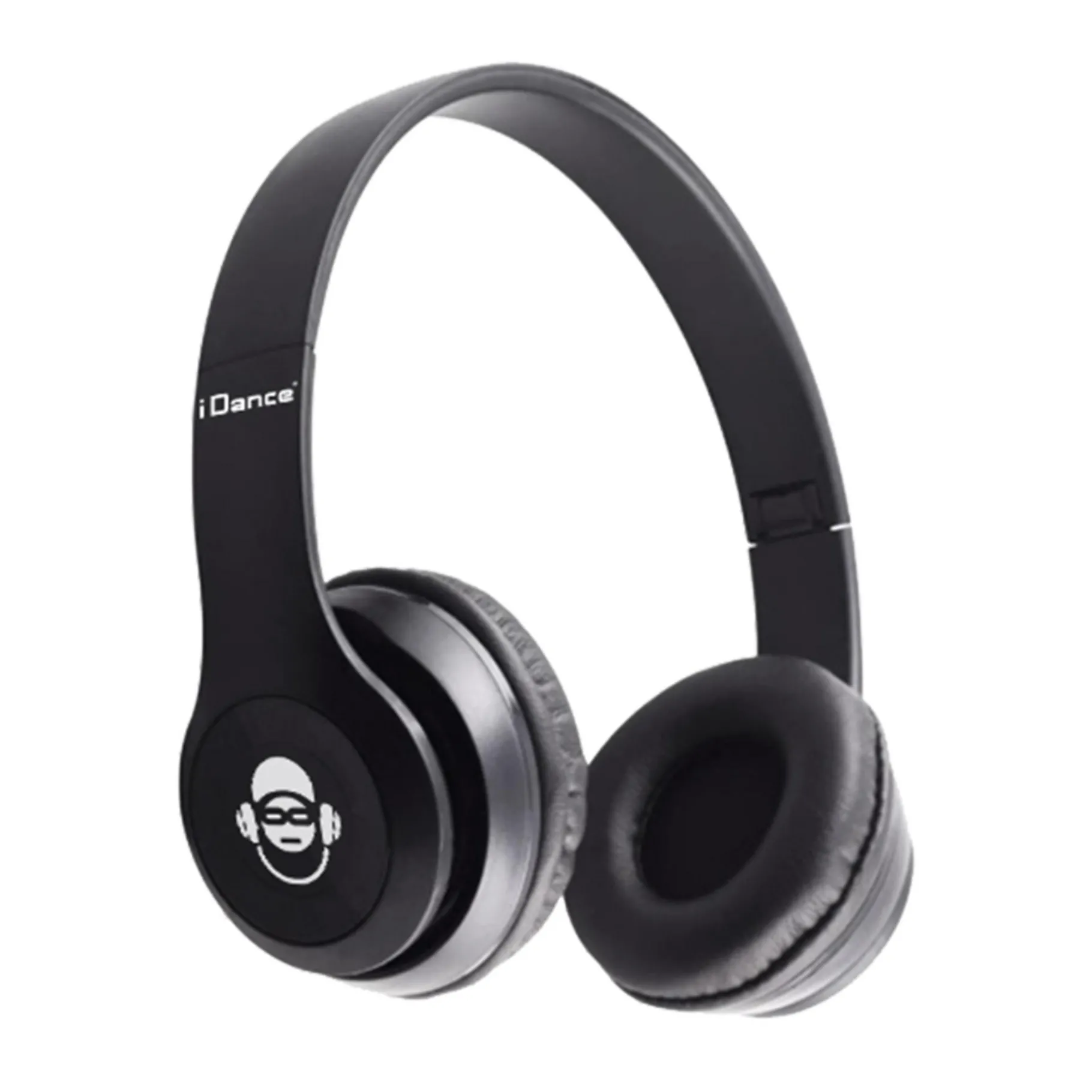 Koptelefoon>Idance hoofdtelefoon draadloos zwart metal