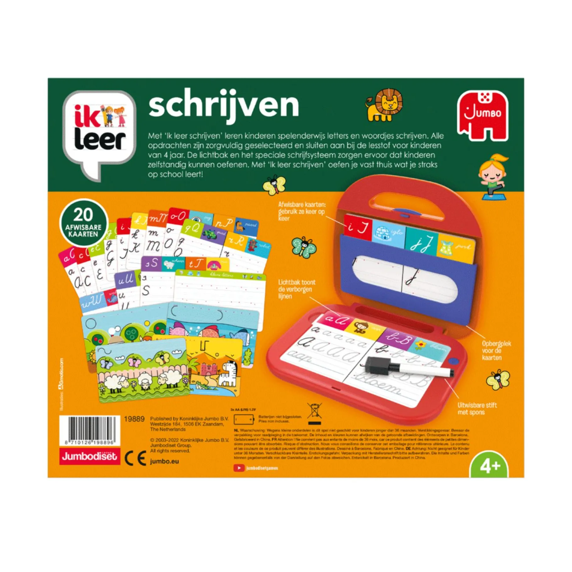 Educatieve Spellen>Jumbo Ik Leer Schrijven Koffer