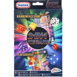 Dobbelspellen>Grafix 2-in-1: Regenboog & Speel & Herhaal - Dobbelspel