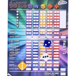 Dobbelspellen></noscript>Grafix 2-in-1: Regenboog & Speel & Herhaal - Dobbelspel