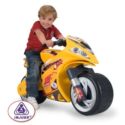 Loopfiguren> Injusa Loopfiets Motor Speed Bike Geel