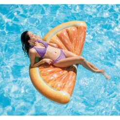 Zwemmen En Waterspeelgoed>Intex Luchtbed Sinaasappel