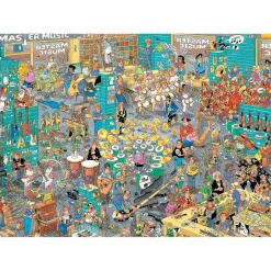 Legpuzzels>Jumbo Jan van Haasteren De Muziekwinkel &  Vakantiekriebels 2 x 1000 stukjes