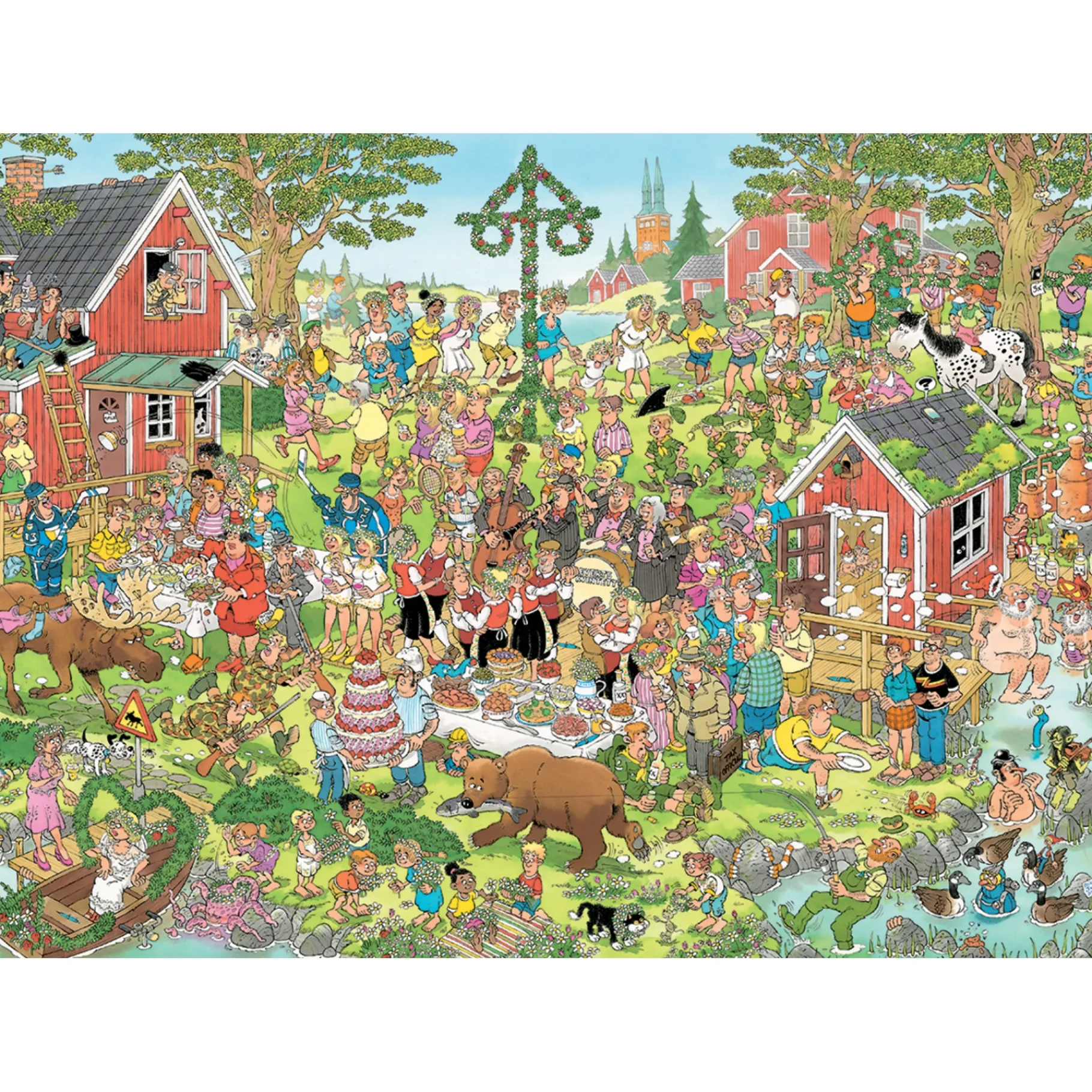 Legpuzzels>Jumbo Jan Van Haasteren Midzomer Festival 1000 Stukjes