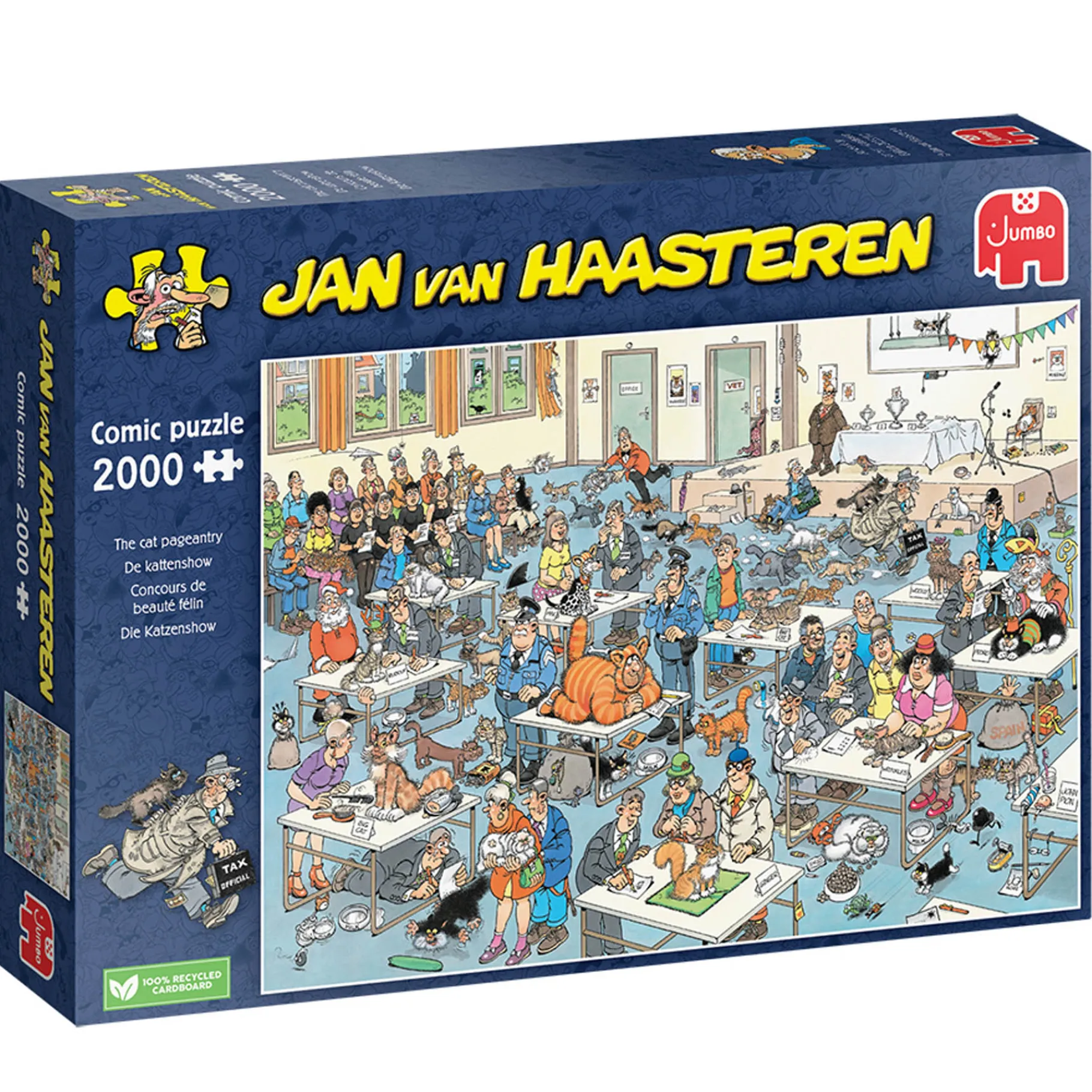 Legpuzzels>Jumbo Jan Van Haasteren Puzzel De Kattenshow 2000 Stukjes